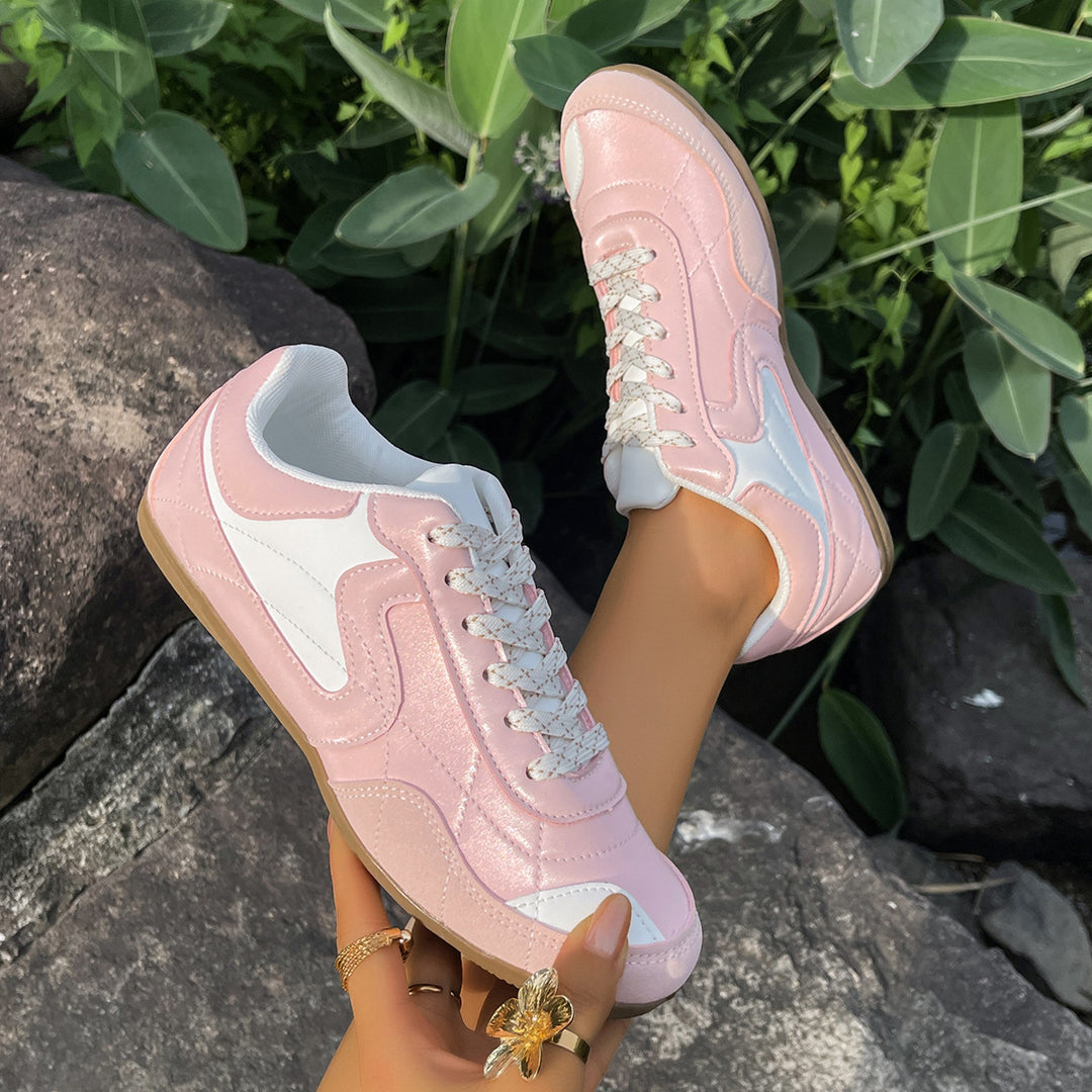 Damen Sportliche Sneakers im trendigen Retro-Design EB