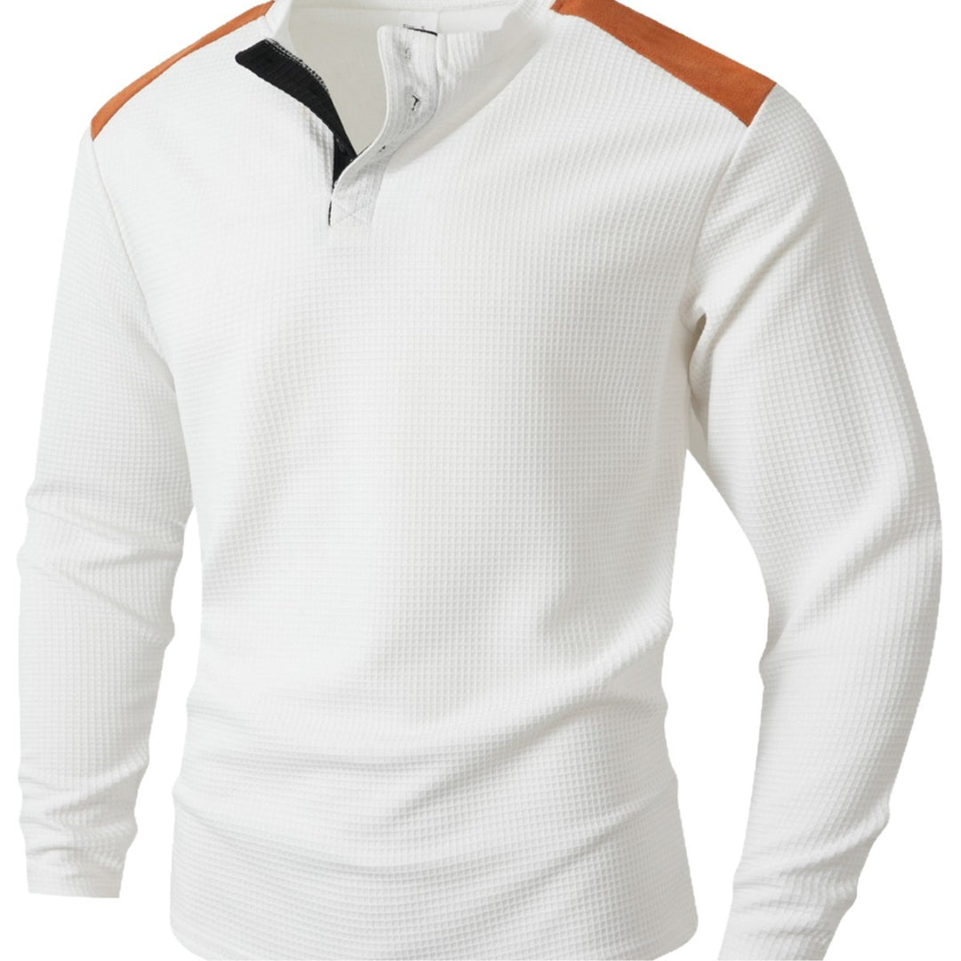 Herren Langarmshirt mit einzigartigem Strukturdesign EB