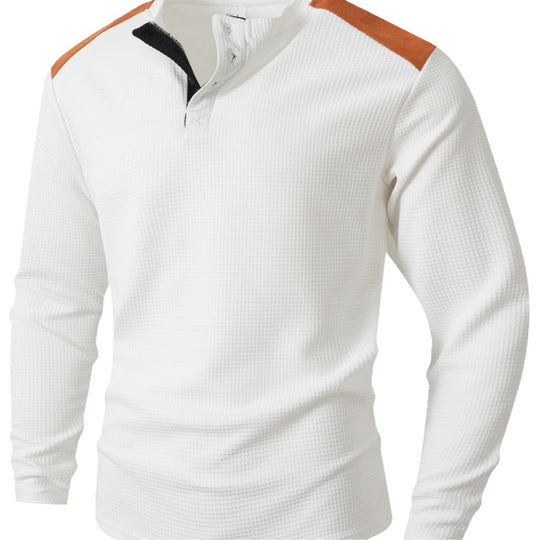 Herren Langarmshirt mit einzigartigem Strukturdesign EB