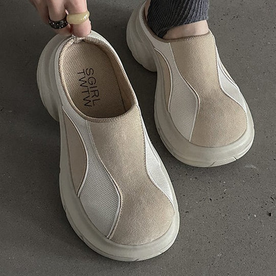 Damen Modische Clogs mit Komfort-Sohle EB