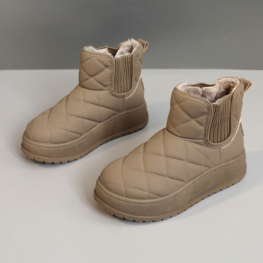 Damen Sneakers mit warmem Fleecefutter und rutschfester Laufsohle EB