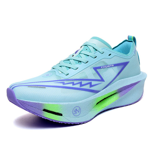 Unisex leichter Performance Laufschuh mit gedämpfter Plateausohle und atmungsaktivem Mesh EB