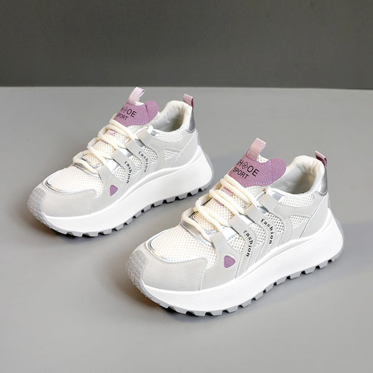 Damen Sportliche Sneakers mit dämpfender Laufsohle und strapazierfähigem Obermaterial EB
