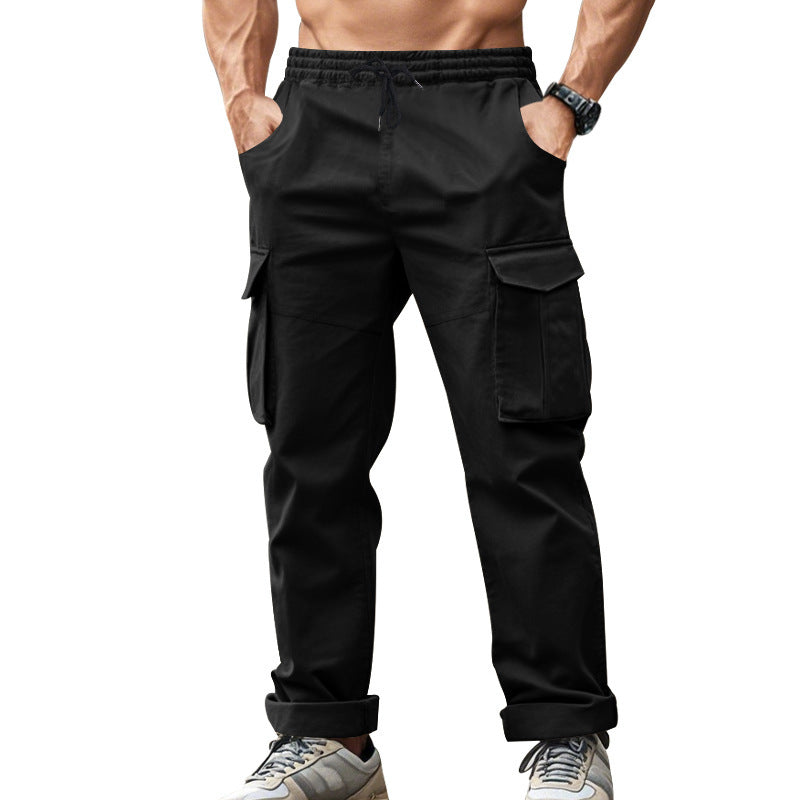 Herren Cargo-Hose mit elastischem Bund und praktischen Seitentaschen EB 1758812816