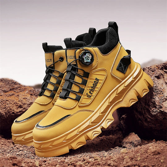 Damen Modische hohe Sneakers mit robustem Obermaterial und rutschfester Sohle EB