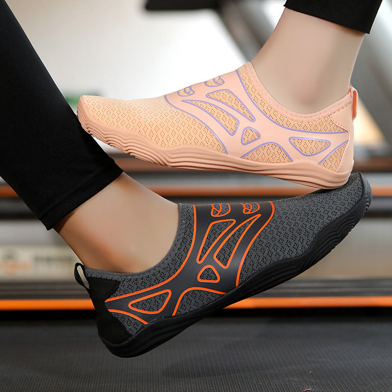 Damen Atmungsaktive Fitness-Schuhe mit rutschfester Sohle EB