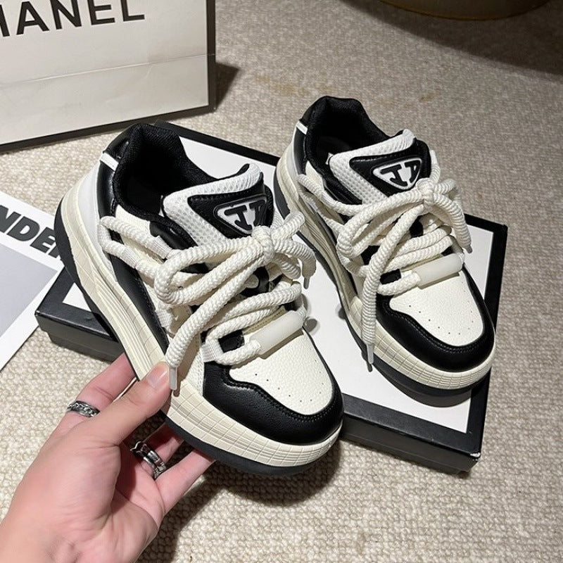 Damen Sportliche Sneaker im modernen Design mit dicker Sohle EB