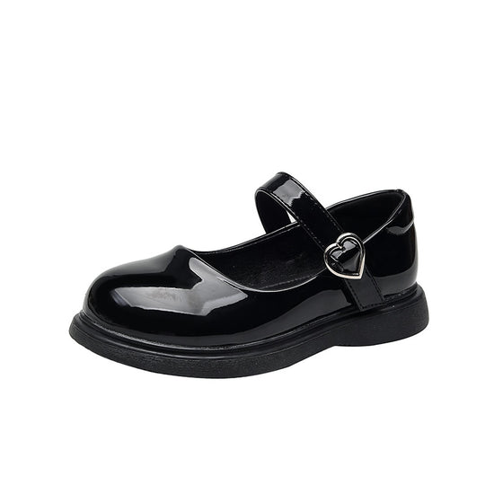 Damen Bequeme Ballerina-Schuhe mit Herz-Applikation EB
