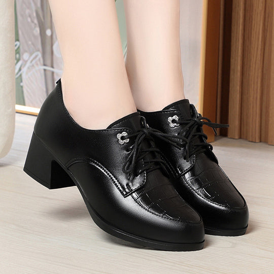 Damen Elegante Schnürschuhe mit modischem Kettendetail EB