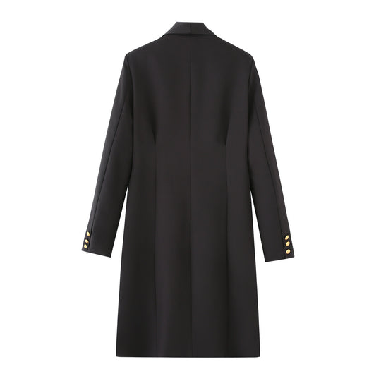 Damen elegante Blazerjacke mit dekorativen Knöpfen EB