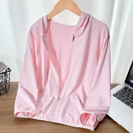 Unisex nan leichte Kapuzenjacke mit atmungsaktiver Netzstruktur und durchgehendem Reißverschluss EB