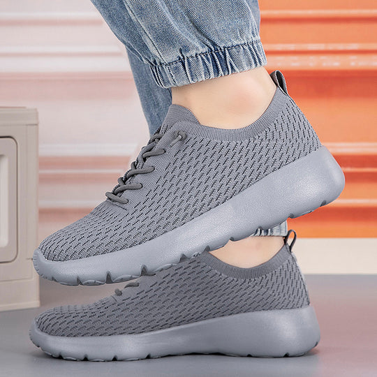 Damen Hochleistungs-Laufschuhe mit atmungsaktiver Mesh-Oberfläche und stoßdämpfender Sohle EB