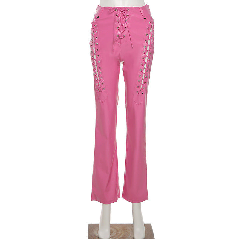 Damen Crop-Top mit innovativem Cut-Out-Design und langen Ärmeln EB
