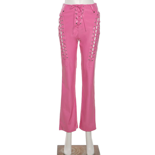 Damen Crop-Top mit innovativem Cut-Out-Design und langen Ärmeln EB