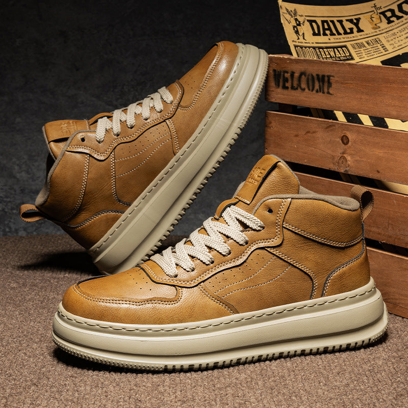 Herren modische high-top Sneakers mit weichem Innenfutter und stabiler Sohle EB