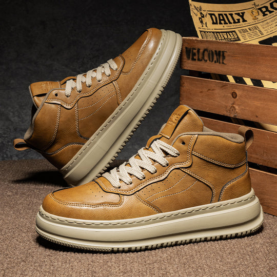 Herren modische high-top Sneakers mit weichem Innenfutter und stabiler Sohle EB
