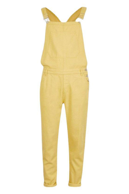 EB Herren Denim-Latzhose mit Taschen und verstellbaren Trägern