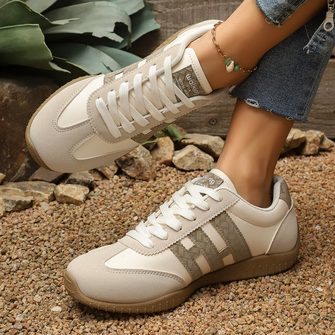 Damen Sneakers mit strukturiertem Obermaterial und bequemer Dämpfung EB