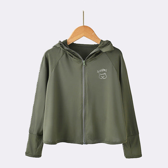 Mädchen Atmungsaktive UV-Schutzjacke EB