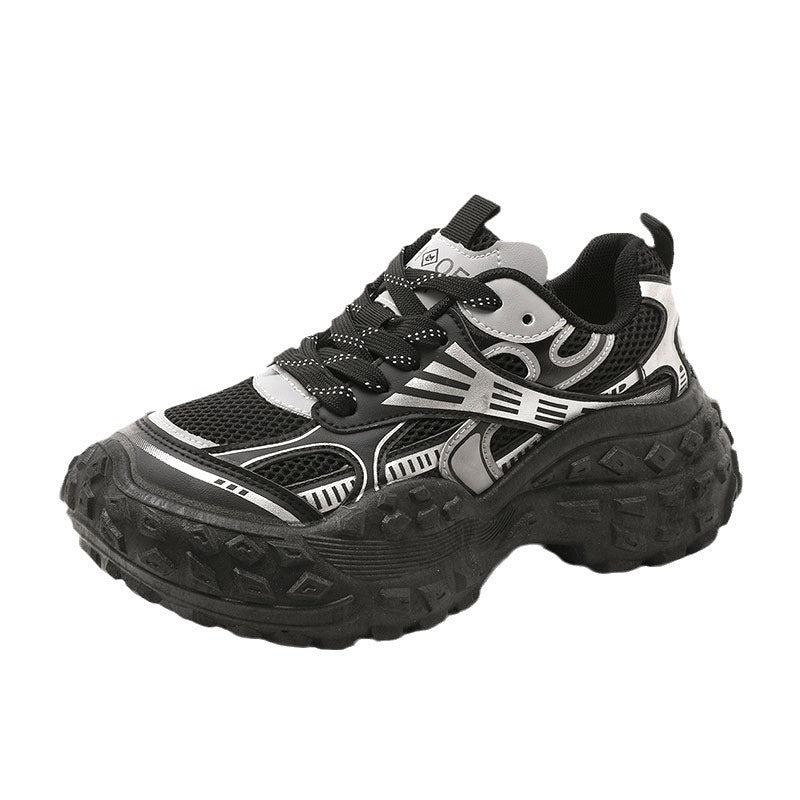 Damen Sportliche Trail-Sneaker mit doppellagiger Gummisohle und atmungsaktiver Mesh-Oberfläche EB