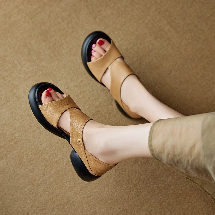 Damen Komfortable Sandalen mit ergonomischem Fußbett EB