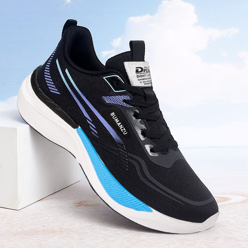 Damen Sportliche Performance-Sneaker mit atmungsaktiver Mesh-Oberfläche und stoßdämpfender Sohle EB