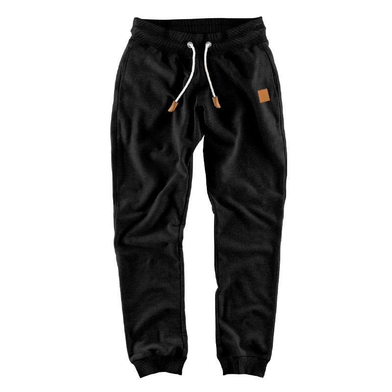 Herren bequeme Sweatpants mit praktischem Kordelzug und modischen Details EB