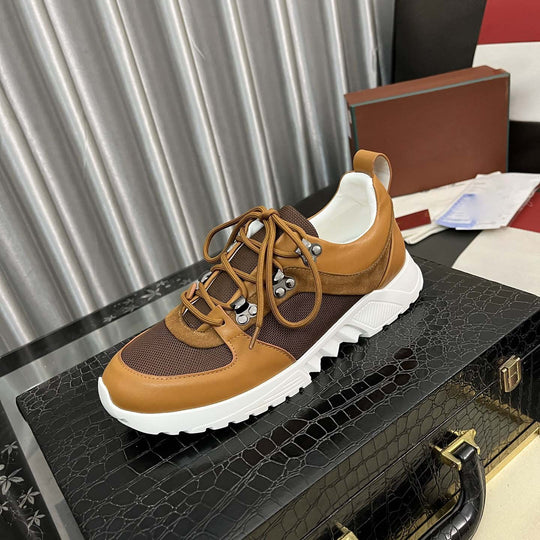 Damen Sportliche Trend Sneakers mit atmungsaktiven Mesh-Details und robustem Design von EB
