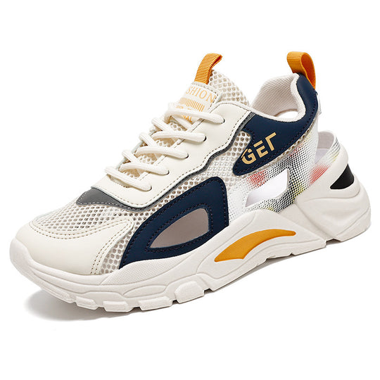 Damen Sportliche Sneaker mit atmungsaktivem Mesh und dämpfender Sohle EB