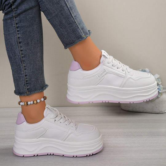 Damen Sportliche Sneaker mit dämpfender Laufsohle und modischem Design EB