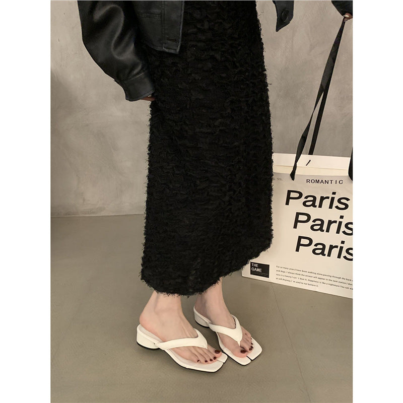Damen modische Riemchen Sandaletten mit kreativem Leopardenmuster EB