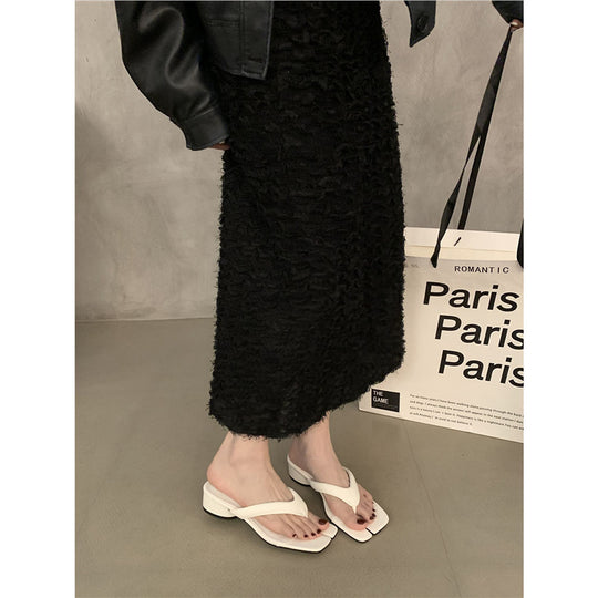 Damen modische Riemchen Sandaletten mit kreativem Leopardenmuster EB