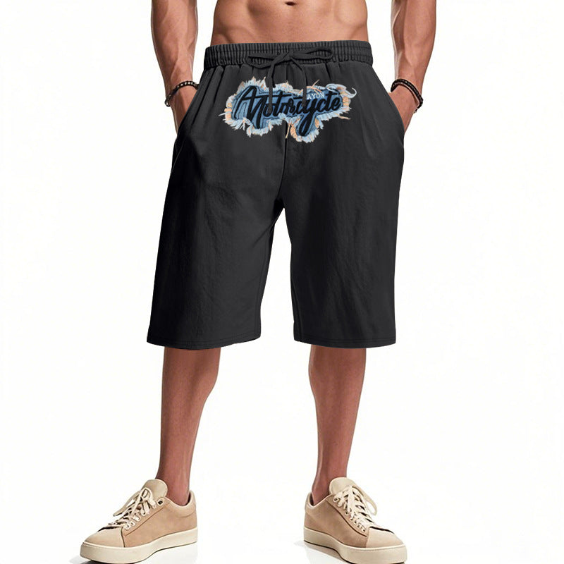 Herren lässige Komfort-Shorts mit verstellbarem Kordelzug und praktischen Seitentaschen EB