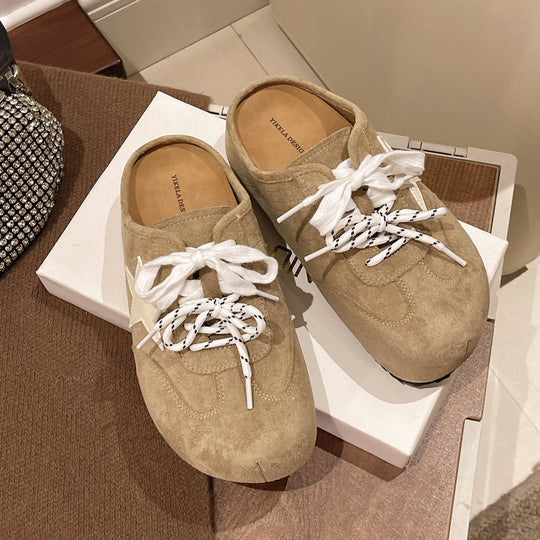 Damen bequeme Clogs mit modischem Sternemblem und rutschfester Sohle EB
