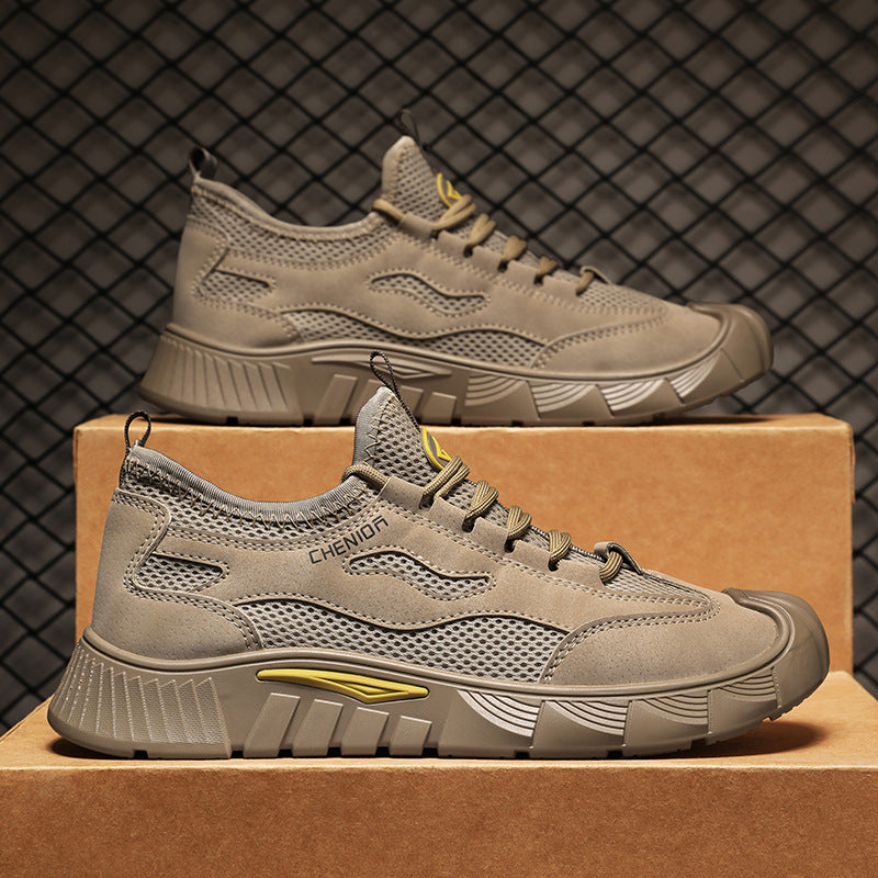 Damen Sportliche Trend Sneakers mit atmungsaktiver Sohle EB