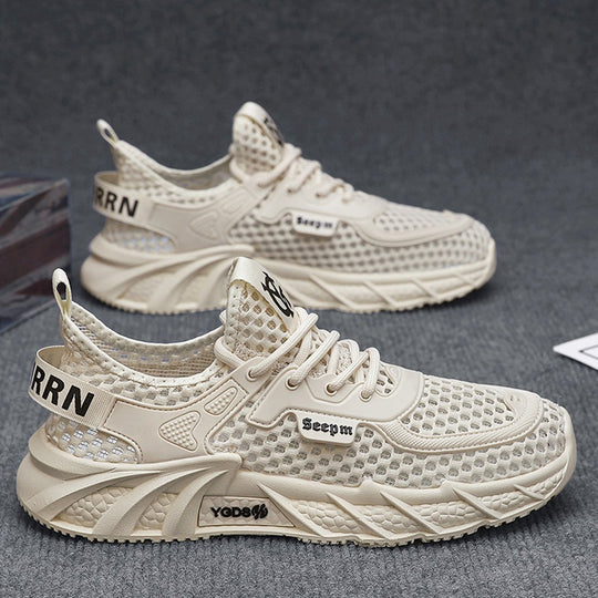 Damen Bequeme und atmungsaktive Sneakers mit innovativer Mesh-Oberfläche EB