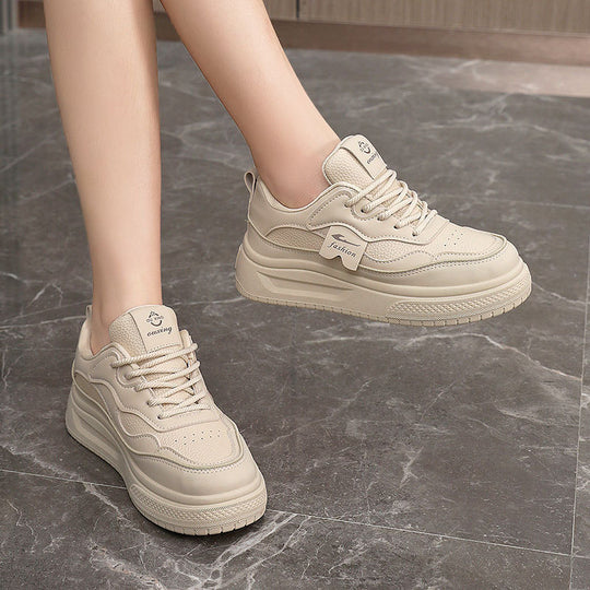 Damen modische Chunky Sneakers mit atmungsaktiver Oberflächenstruktur und komfortabler Sohle EB