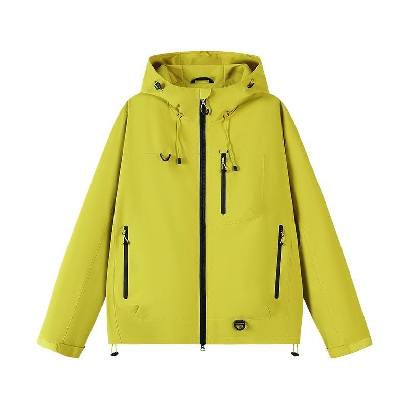 Damen funktionale Wetterjacke mit verstellbarem Kapuzensystem und atmungsaktiven Eigenschaften EB