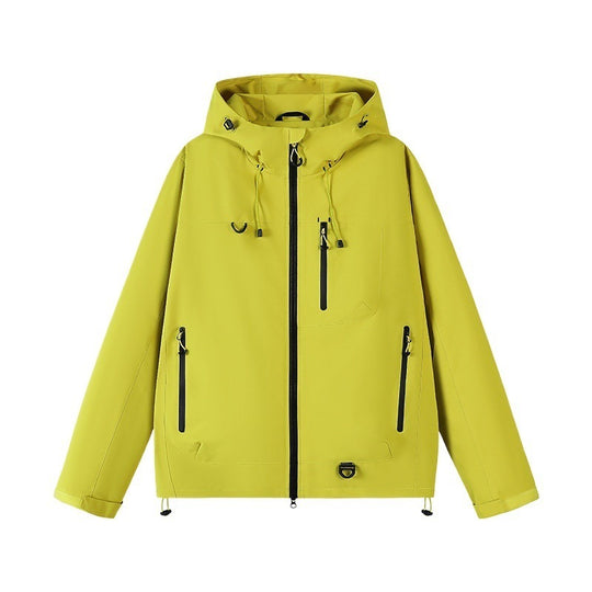Damen funktionale Wetterjacke mit verstellbarem Kapuzensystem und atmungsaktiven Eigenschaften EB