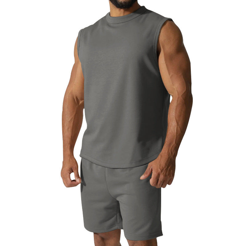 Herren sportliches Kurzarm-Set aus atmungsaktivem Material EB