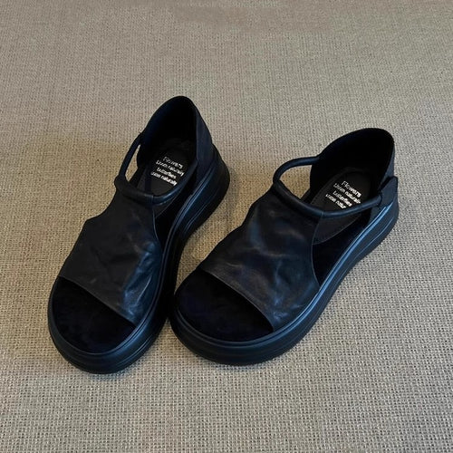 Damen bequeme Sandalen mit elastischem Riemen und komfortablem Fußbett EB