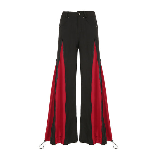 Damen Urban Flared-Hosen mit Kontrastdetails EB