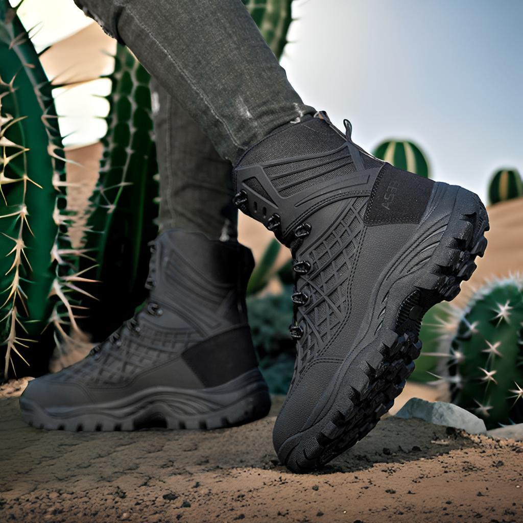 Herren Hochfunktionale Trekkingboots mit verstärktem Knöchelschutz und rutschfester Sohle EB