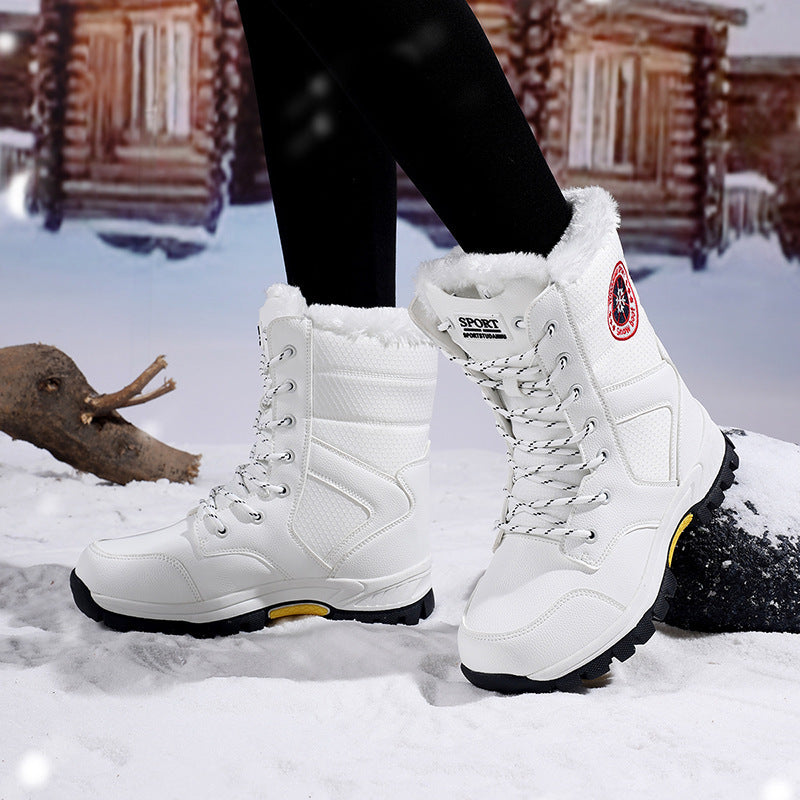 Damen isolierte Winterstiefel mit rutschfester Sohle EB