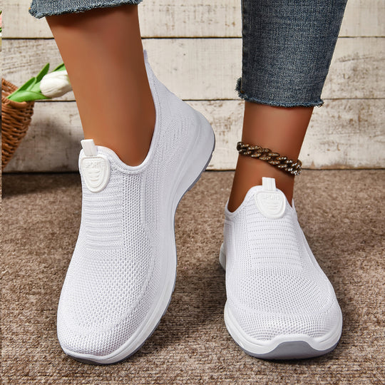 Damen Hochwertige und flexible Slip-On Freizeit-Schuhe EB