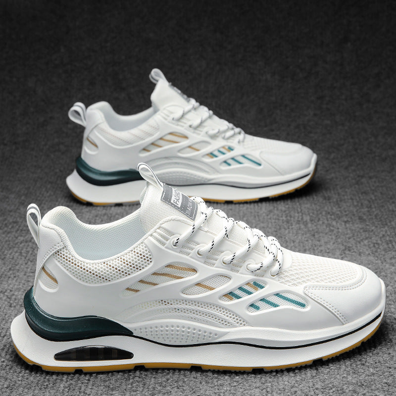 Damen Sportliche Lauf-Sneaker mit atmungsaktiver Mesh-Oberfläche und dämpfender Sohle EB