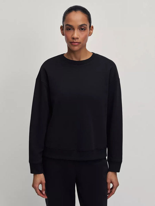 Damen Bequemer Oversized Sweatpullover mit lässigem Schnitt EB