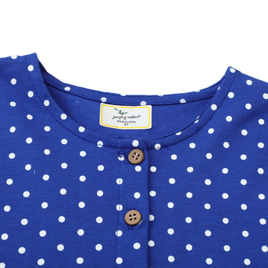 Mädchen Freizeitkleid mit niedlichem Dinosaurier-Motiv EB