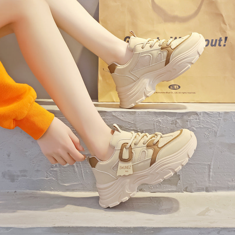 Damen Sportliche Chunky Sneakers mit ergonomischem Profil und rutschfester Sohle EB