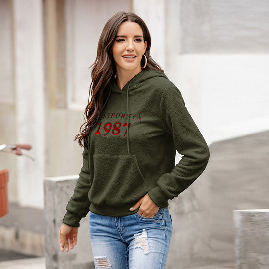 Damen kuscheliger Oversized Hoodie EB